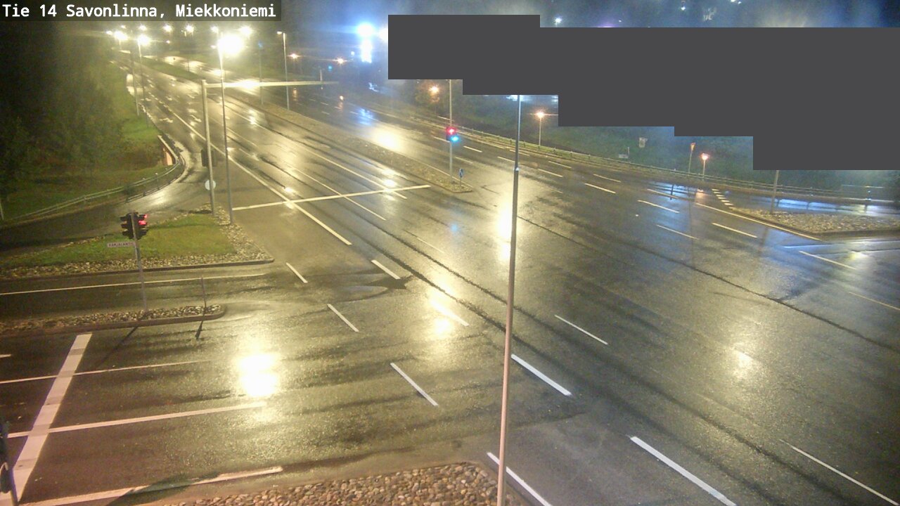 Weather Camera Image Väg 14 Nyslott, Miekkoniemi, Savonlinna, Etelä-Savo