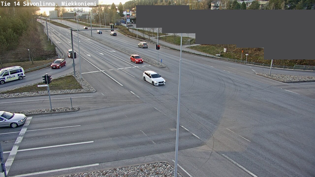 Weather Camera Image Road 14 Savonlinna, Miekkoniemi, Savonlinna, Etelä-Savo