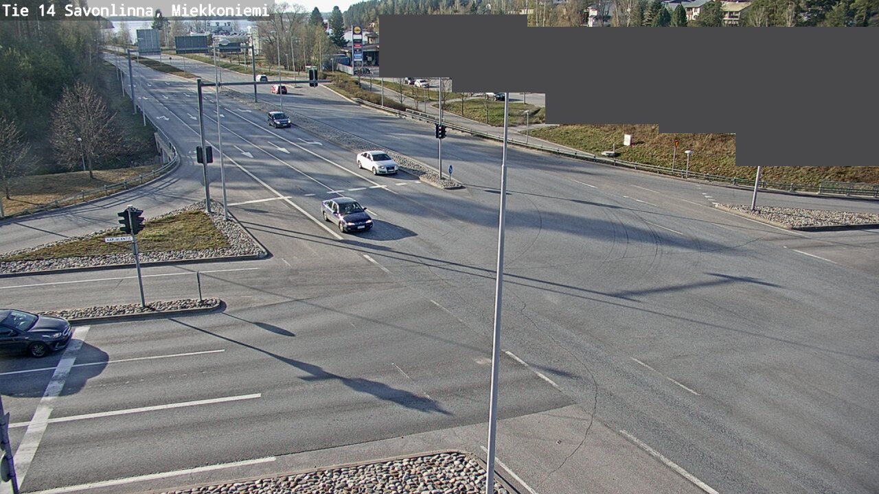 Weather Camera Image Road 14 Savonlinna, Miekkoniemi, Savonlinna, Etelä-Savo