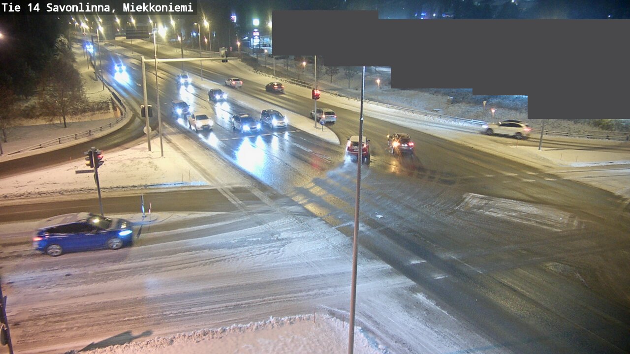 Weather Camera Image Väg 14 Nyslott, Miekkoniemi, Savonlinna, Etelä-Savo