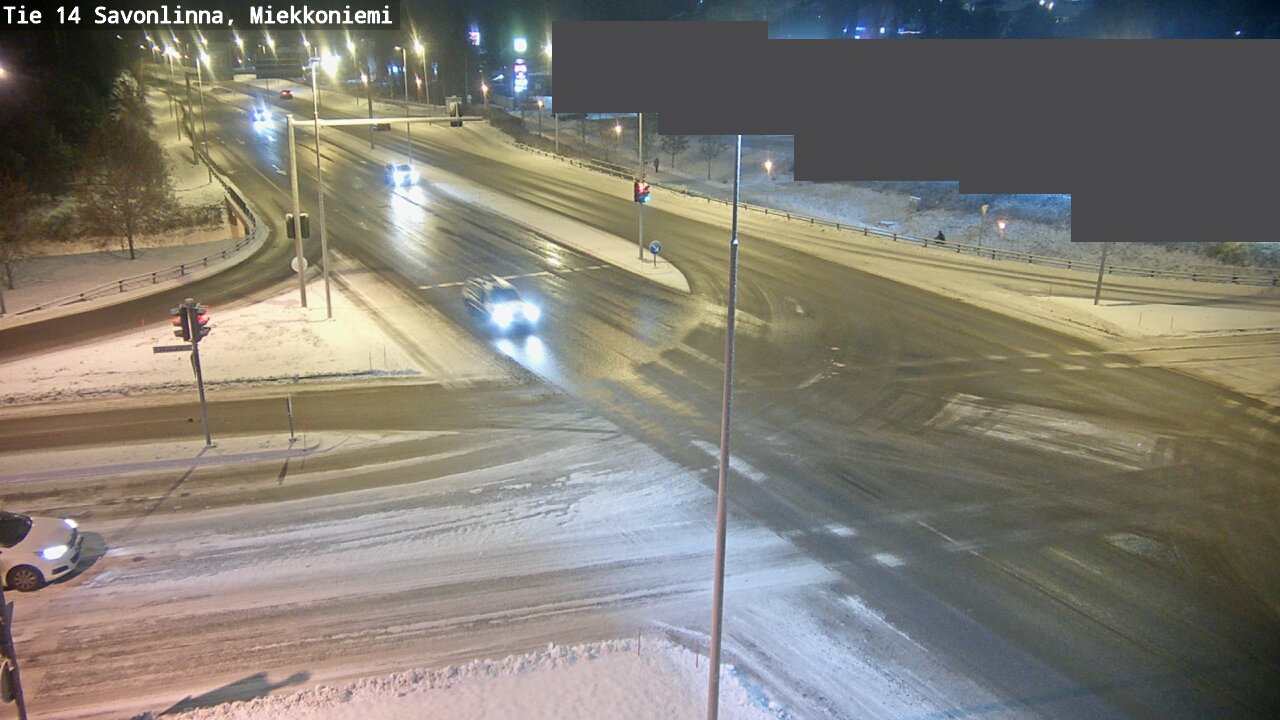 Weather Camera Image Väg 14 Nyslott, Miekkoniemi, Savonlinna, Etelä-Savo