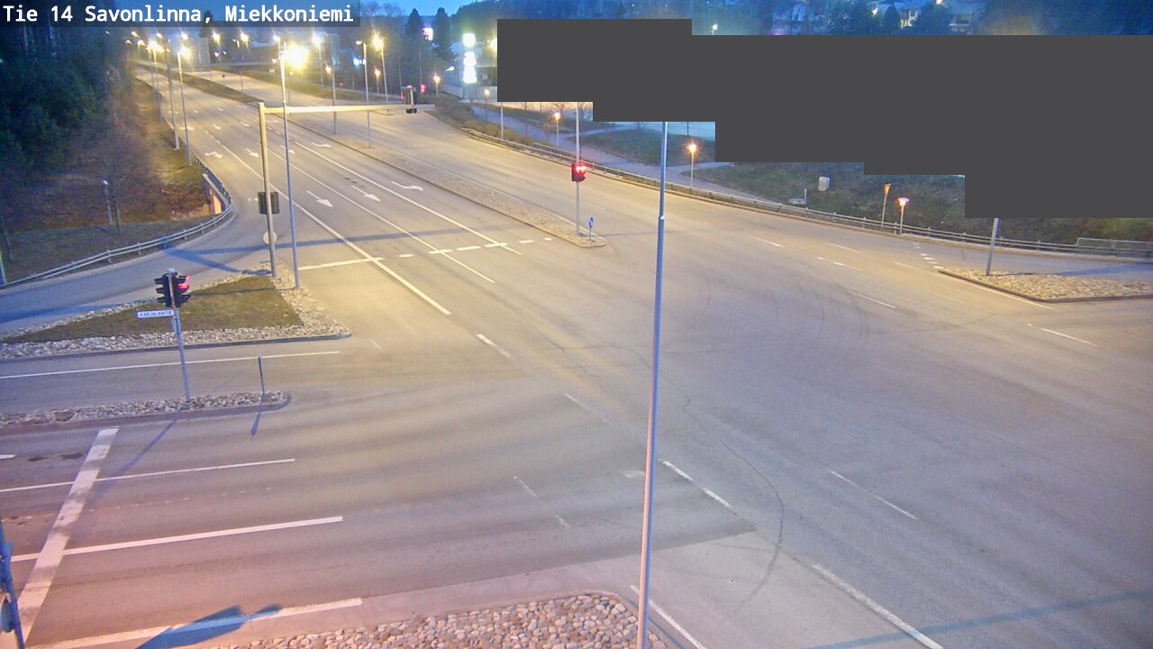 Weather Camera Image Väg 14 Nyslott, Miekkoniemi, Savonlinna, Etelä-Savo