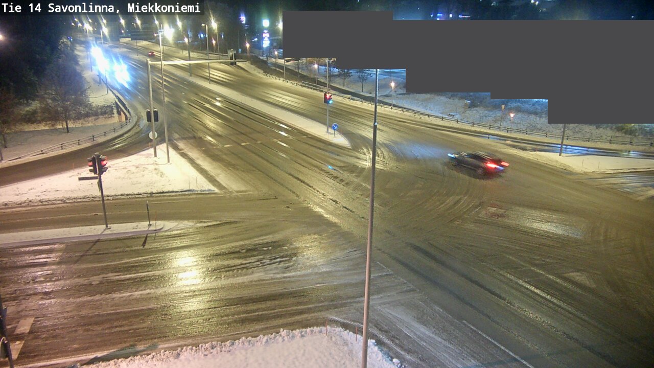 Weather Camera Image Väg 14 Nyslott, Miekkoniemi, Savonlinna, Etelä-Savo