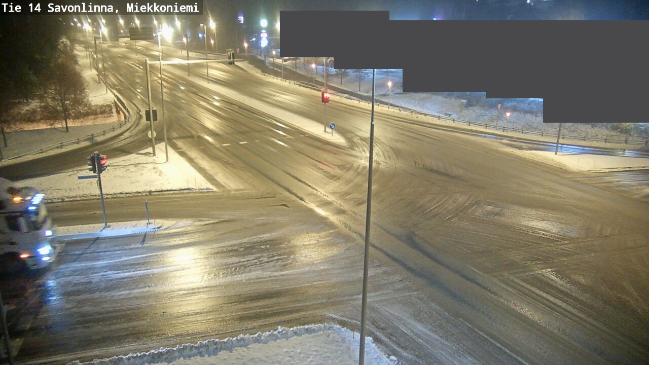 Weather Camera Image Väg 14 Nyslott, Miekkoniemi, Savonlinna, Etelä-Savo