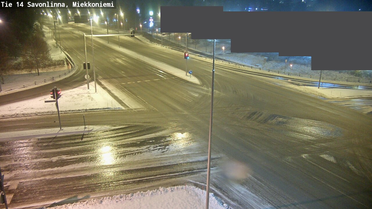 Weather Camera Image Väg 14 Nyslott, Miekkoniemi, Savonlinna, Etelä-Savo