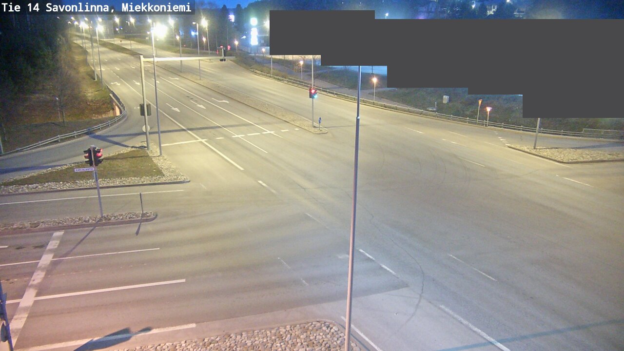 Weather Camera Image Väg 14 Nyslott, Miekkoniemi, Savonlinna, Etelä-Savo