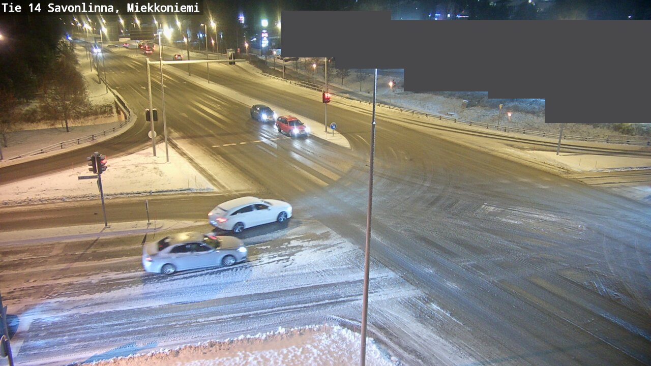 Weather Camera Image Väg 14 Nyslott, Miekkoniemi, Savonlinna, Etelä-Savo