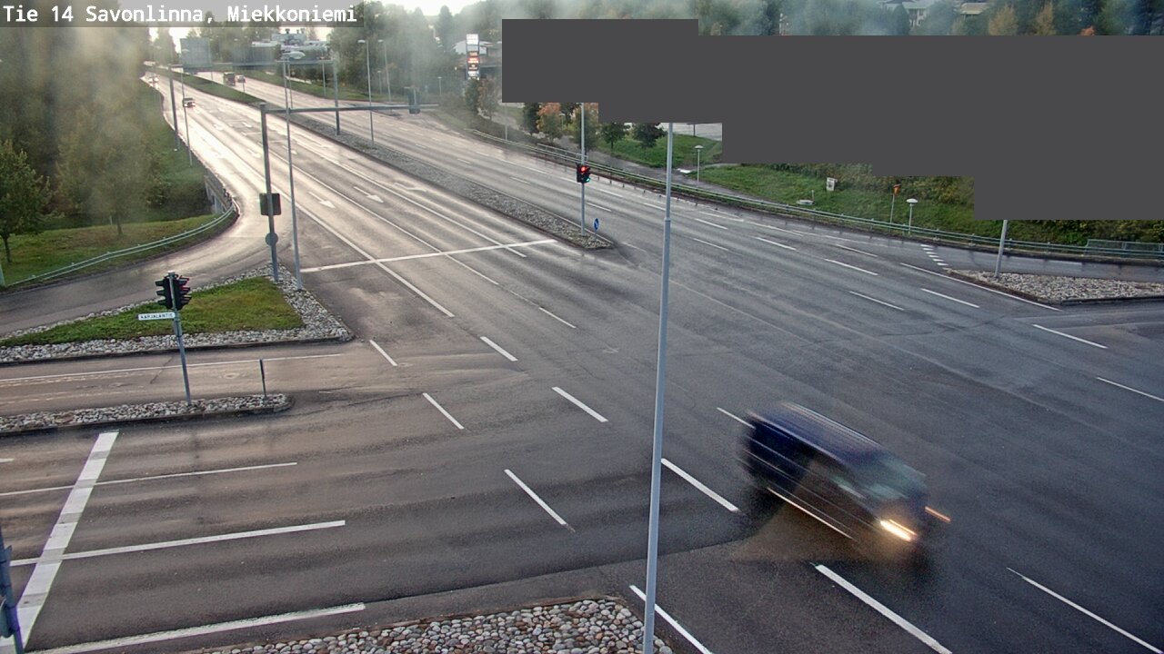 Weather Camera Image Väg 14 Nyslott, Miekkoniemi, Savonlinna, Etelä-Savo