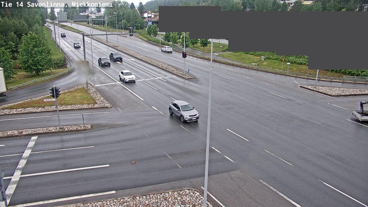 Weather Camera Image Väg 14 Nyslott, Miekkoniemi, Savonlinna, Etelä-Savo