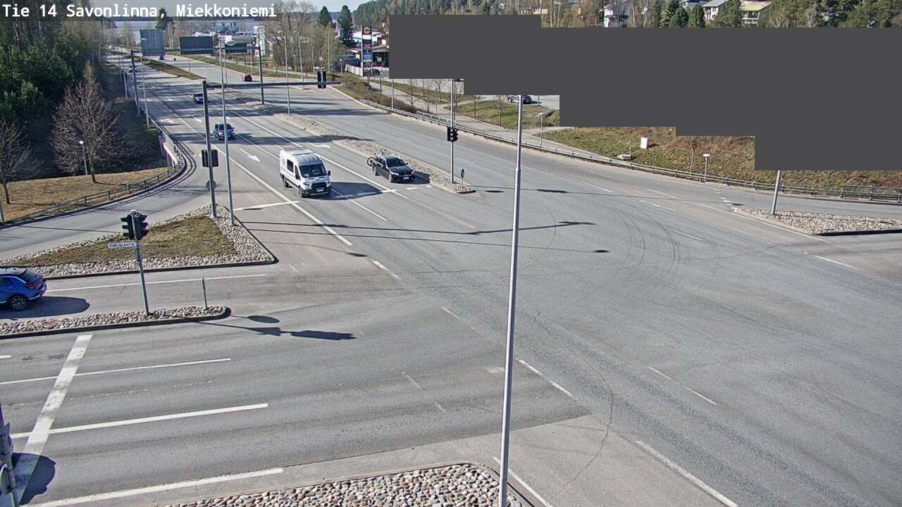 Weather Camera Image Road 14 Savonlinna, Miekkoniemi, Savonlinna, Etelä-Savo