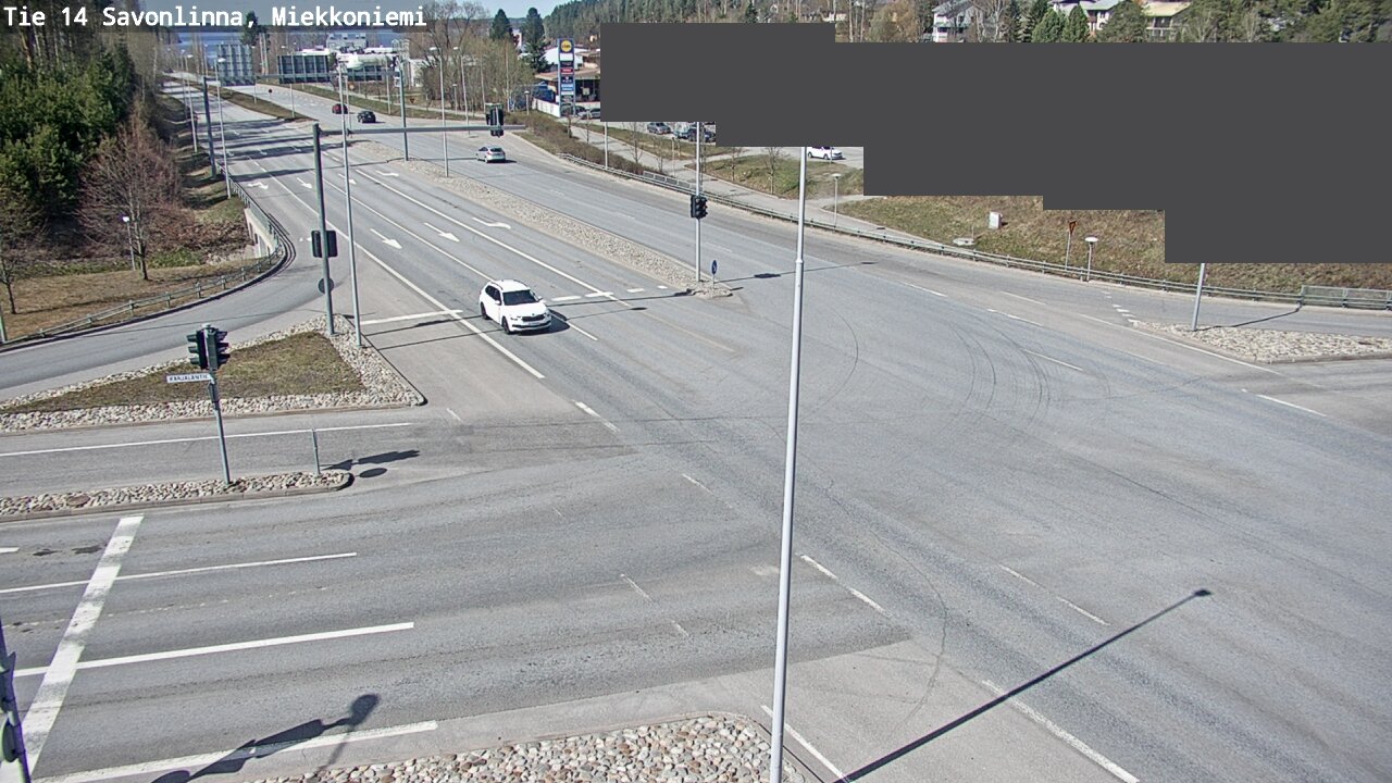 Weather Camera Image Road 14 Savonlinna, Miekkoniemi, Savonlinna, Etelä-Savo
