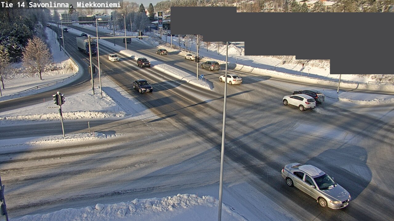 Weather Camera Image Road 14 Savonlinna, Miekkoniemi, Savonlinna, Etelä-Savo