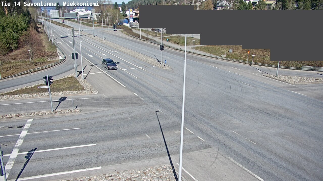 Weather Camera Image Road 14 Savonlinna, Miekkoniemi, Savonlinna, Etelä-Savo
