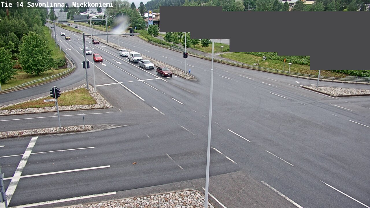 Weather Camera Image Väg 14 Nyslott, Miekkoniemi, Savonlinna, Etelä-Savo