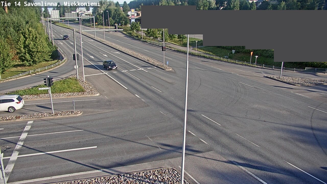 Weather Camera Image Road 14 Savonlinna, Miekkoniemi, Savonlinna, Etelä-Savo