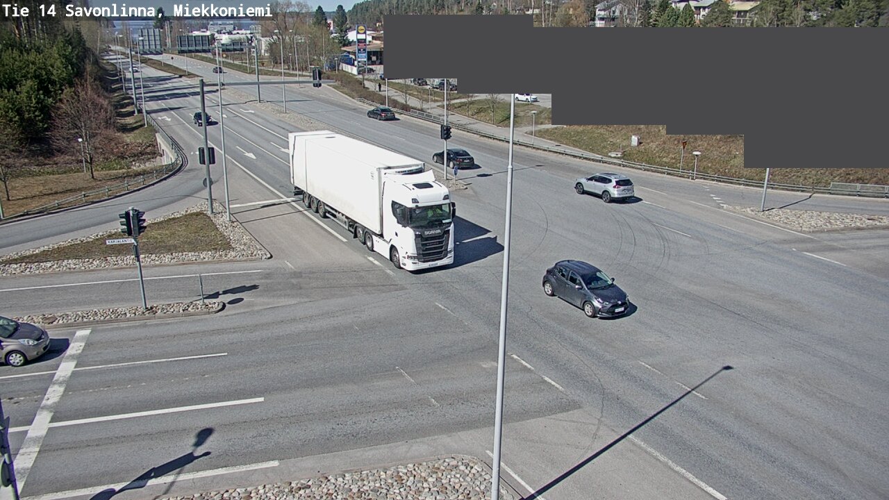 Weather Camera Image Road 14 Savonlinna, Miekkoniemi, Savonlinna, Etelä-Savo