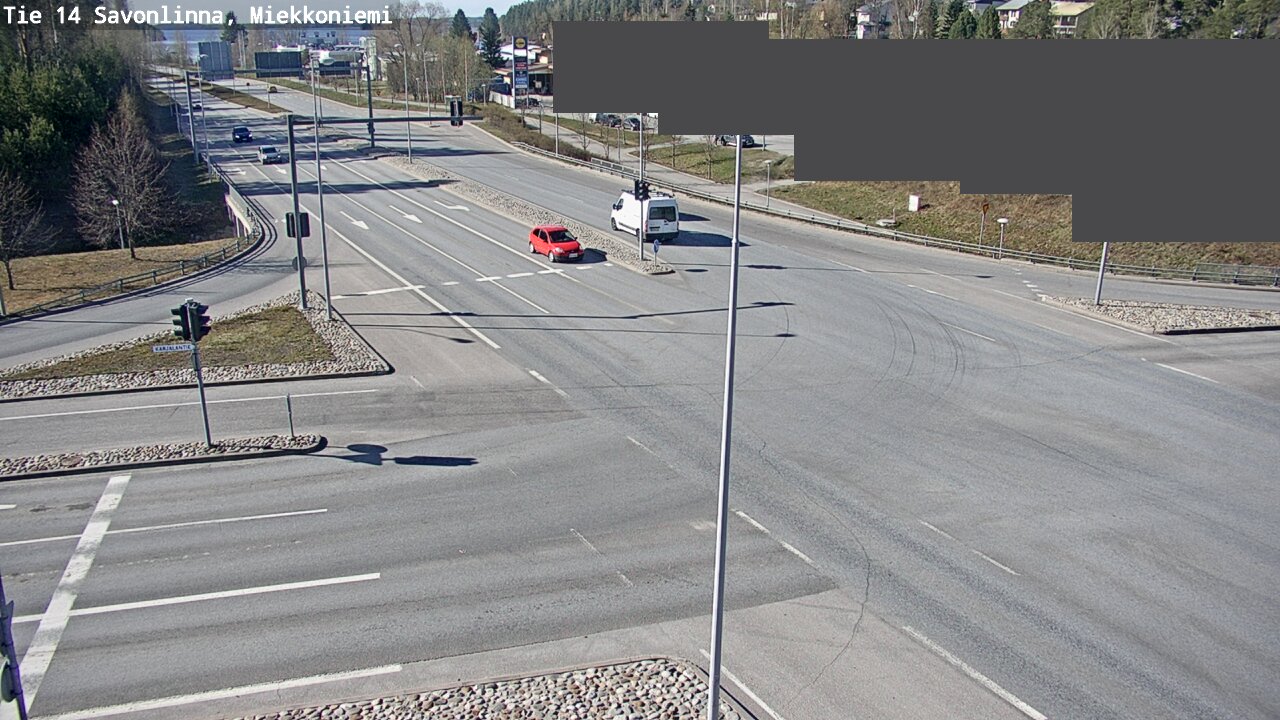 Weather Camera Image Road 14 Savonlinna, Miekkoniemi, Savonlinna, Etelä-Savo
