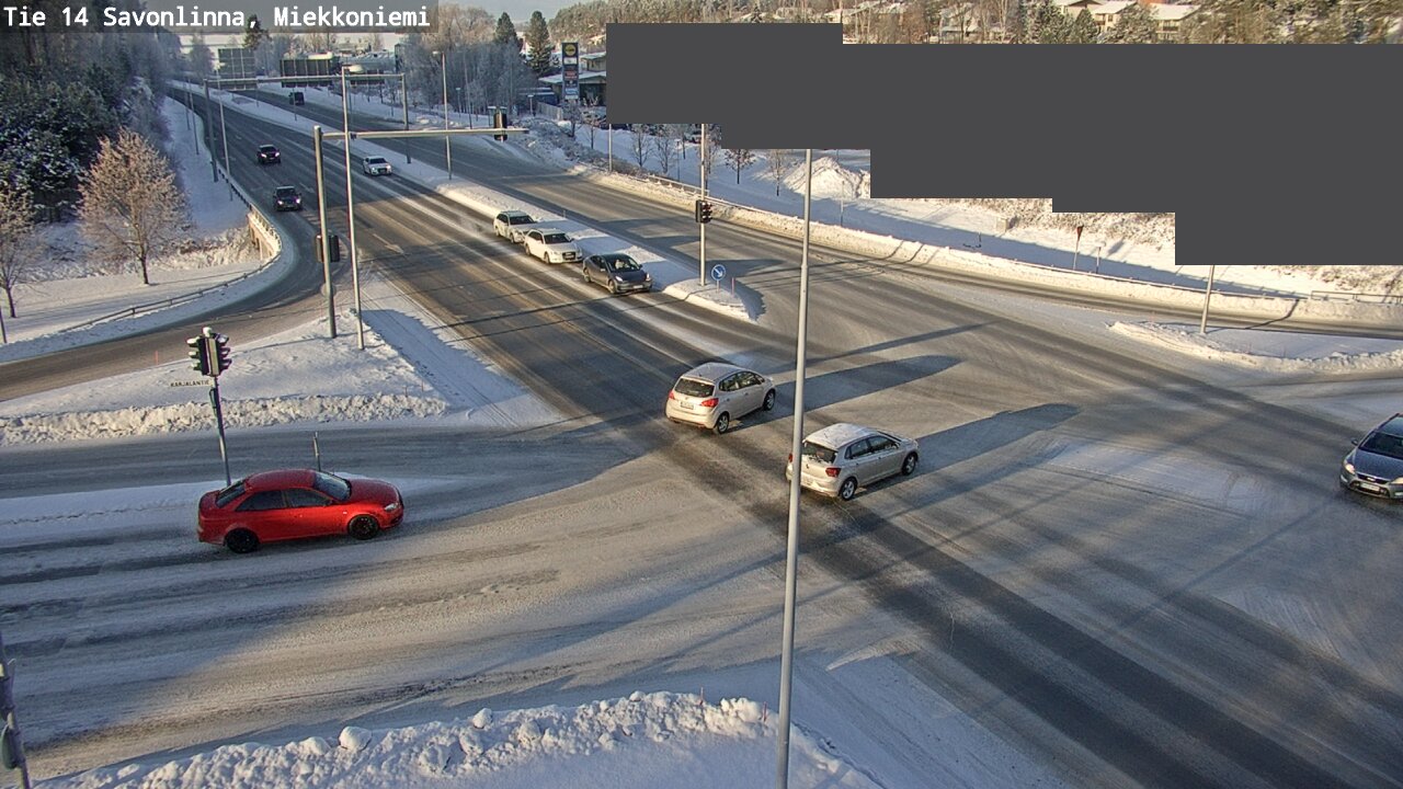Weather Camera Image Road 14 Savonlinna, Miekkoniemi, Savonlinna, Etelä-Savo