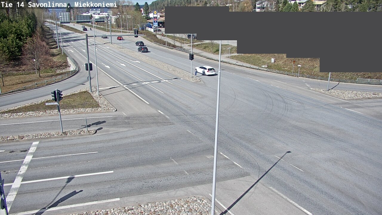 Weather Camera Image Road 14 Savonlinna, Miekkoniemi, Savonlinna, Etelä-Savo