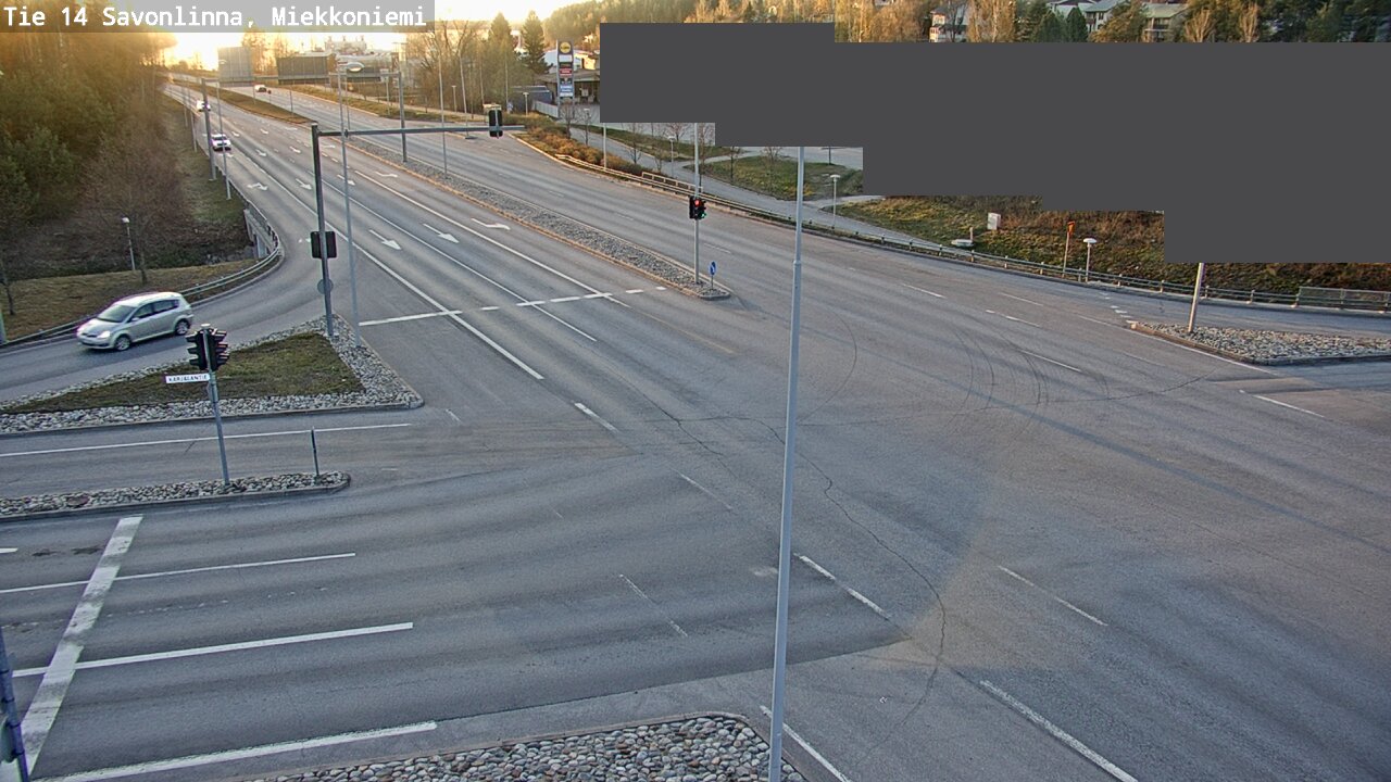 Weather Camera Image Road 14 Savonlinna, Miekkoniemi, Savonlinna, Etelä-Savo