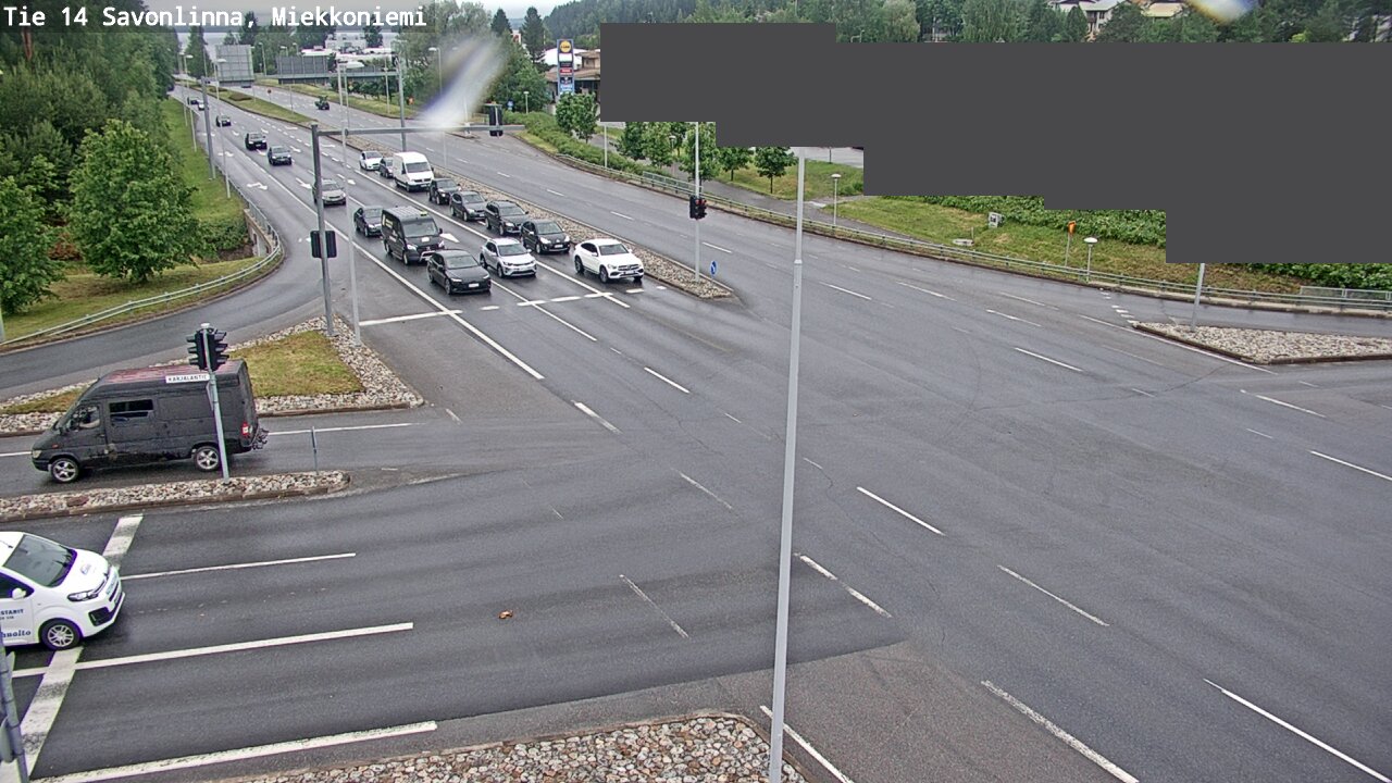 Weather Camera Image Väg 14 Nyslott, Miekkoniemi, Savonlinna, Etelä-Savo