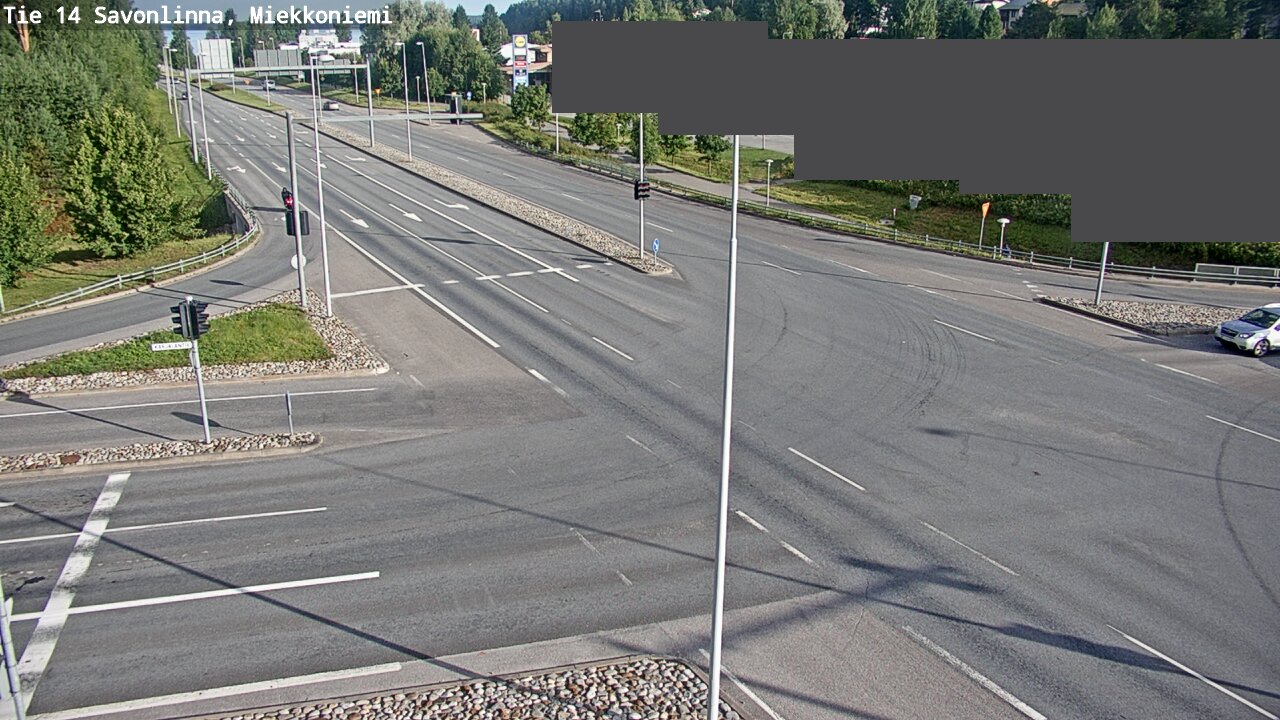 Weather Camera Image Road 14 Savonlinna, Miekkoniemi, Savonlinna, Etelä-Savo