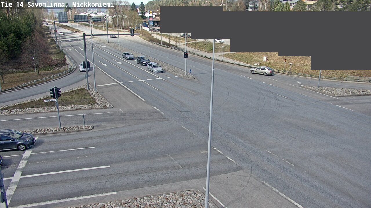 Weather Camera Image Road 14 Savonlinna, Miekkoniemi, Savonlinna, Etelä-Savo