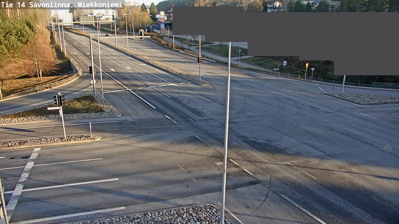 Weather Camera Image Road 14 Savonlinna, Miekkoniemi, Savonlinna, Etelä-Savo