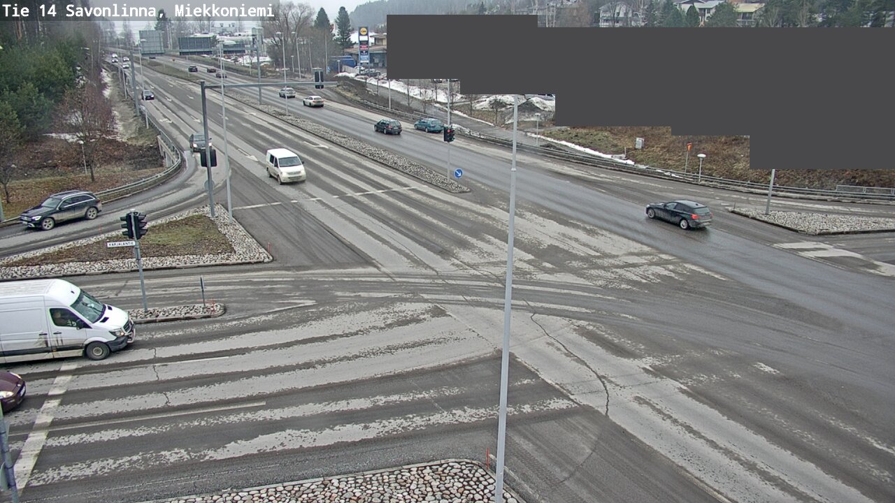 Weather Camera Image Road 14 Savonlinna, Miekkoniemi, Savonlinna, Etelä-Savo