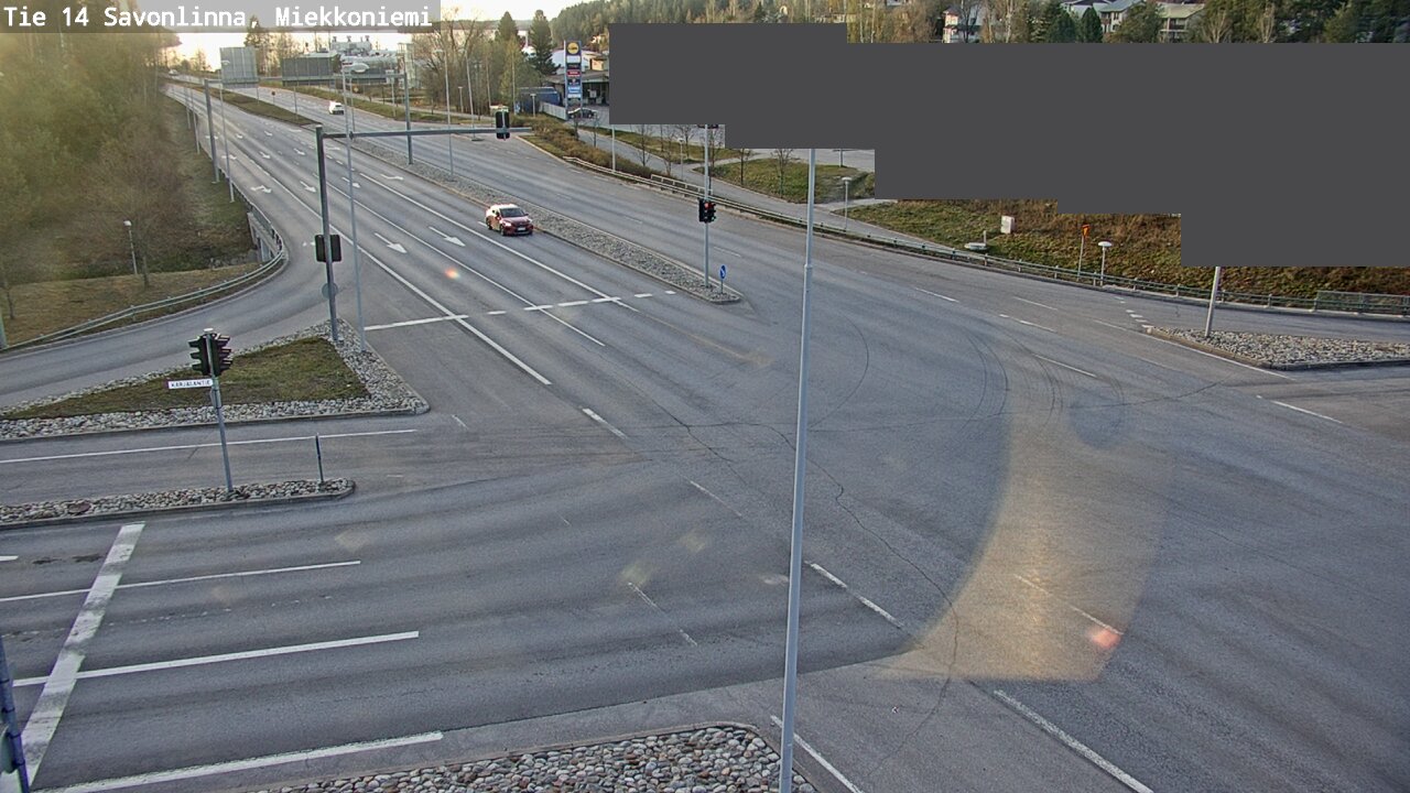 Weather Camera Image Road 14 Savonlinna, Miekkoniemi, Savonlinna, Etelä-Savo