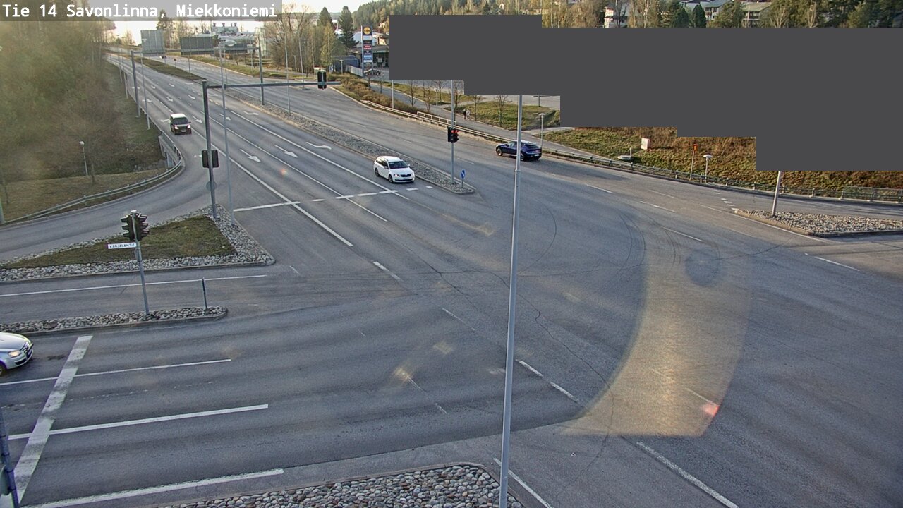 Weather Camera Image Road 14 Savonlinna, Miekkoniemi, Savonlinna, Etelä-Savo