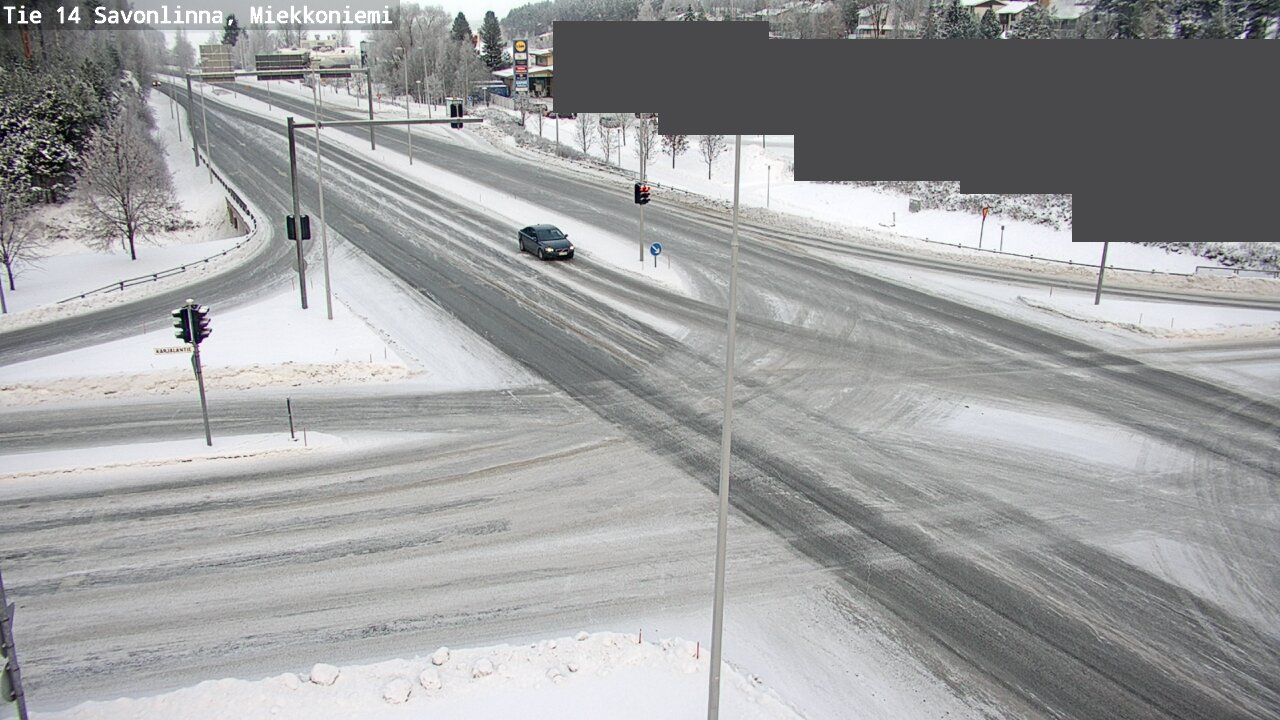 Weather Camera Image Väg 14 Nyslott, Miekkoniemi, Savonlinna, Etelä-Savo