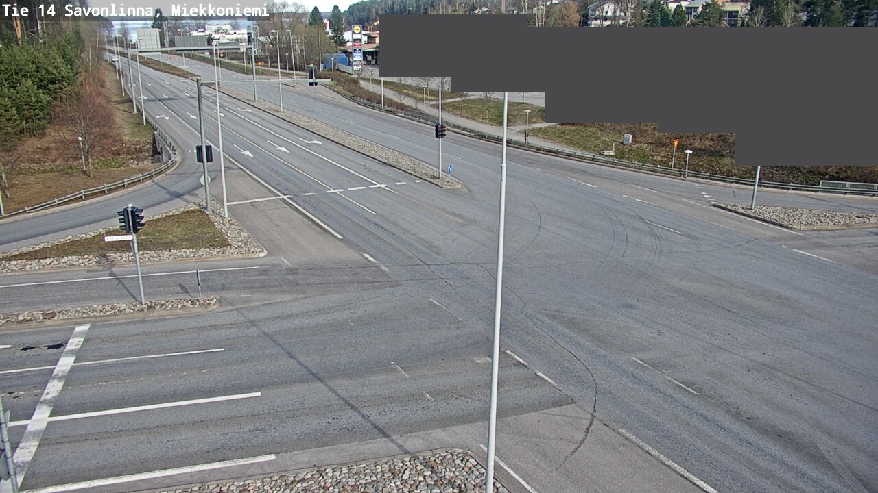 Weather Camera Image Road 14 Savonlinna, Miekkoniemi, Savonlinna, Etelä-Savo