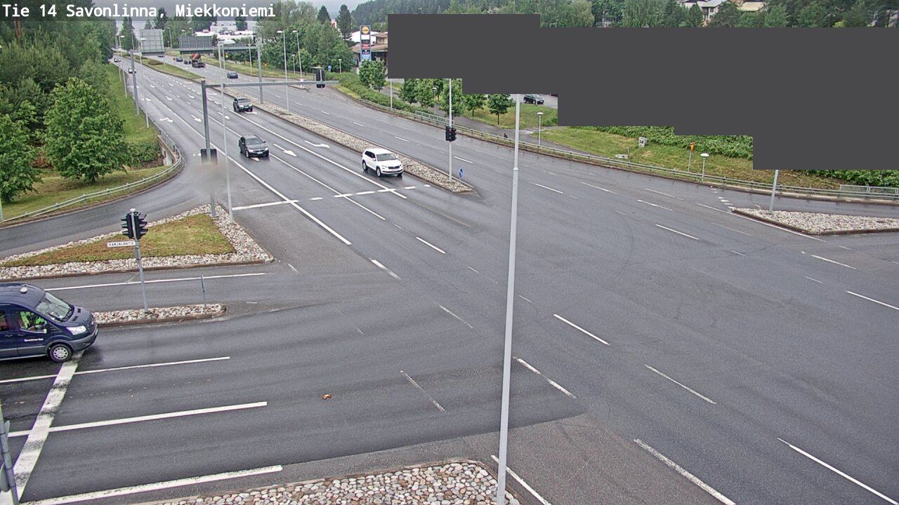 Weather Camera Image Väg 14 Nyslott, Miekkoniemi, Savonlinna, Etelä-Savo