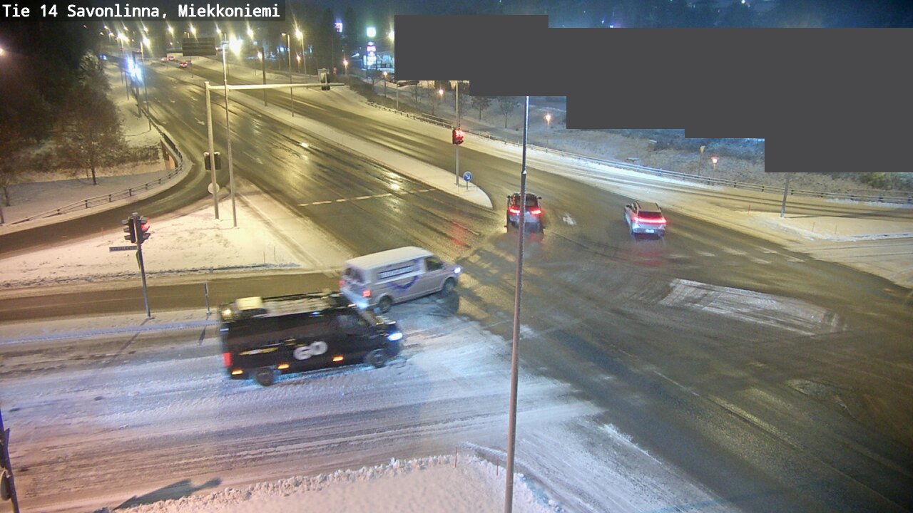 Weather Camera Image Väg 14 Nyslott, Miekkoniemi, Savonlinna, Etelä-Savo