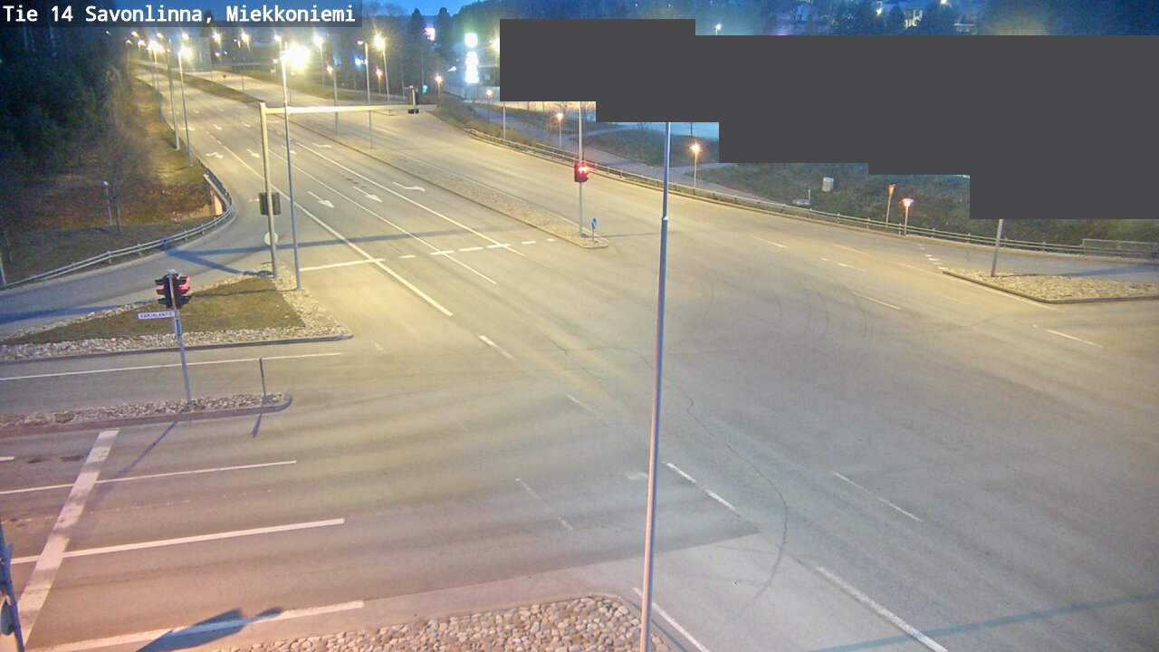Weather Camera Image Väg 14 Nyslott, Miekkoniemi, Savonlinna, Etelä-Savo