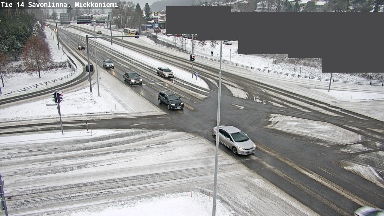 Weather Camera Image Väg 14 Nyslott, Miekkoniemi, Savonlinna, Etelä-Savo
