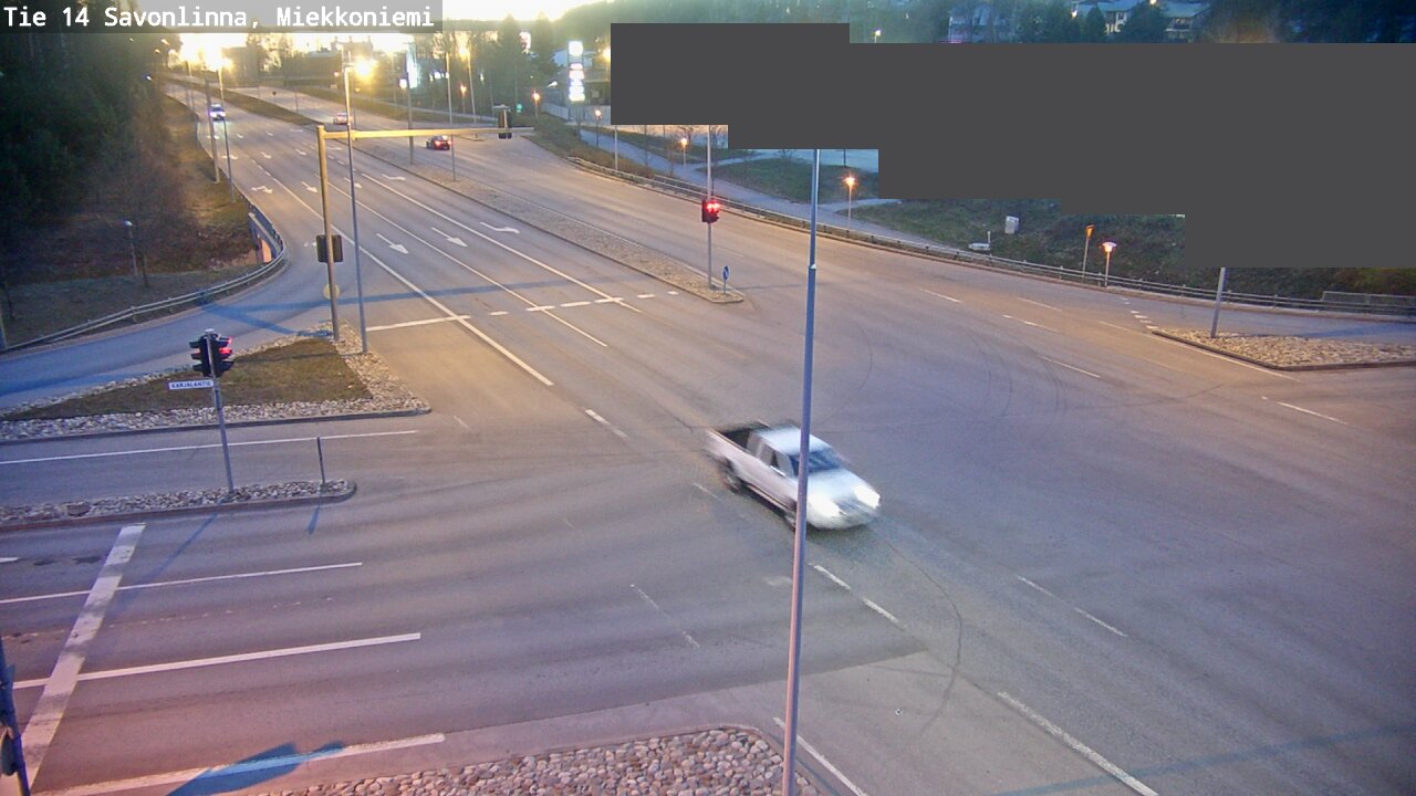 Weather Camera Image Road 14 Savonlinna, Miekkoniemi, Savonlinna, Etelä-Savo