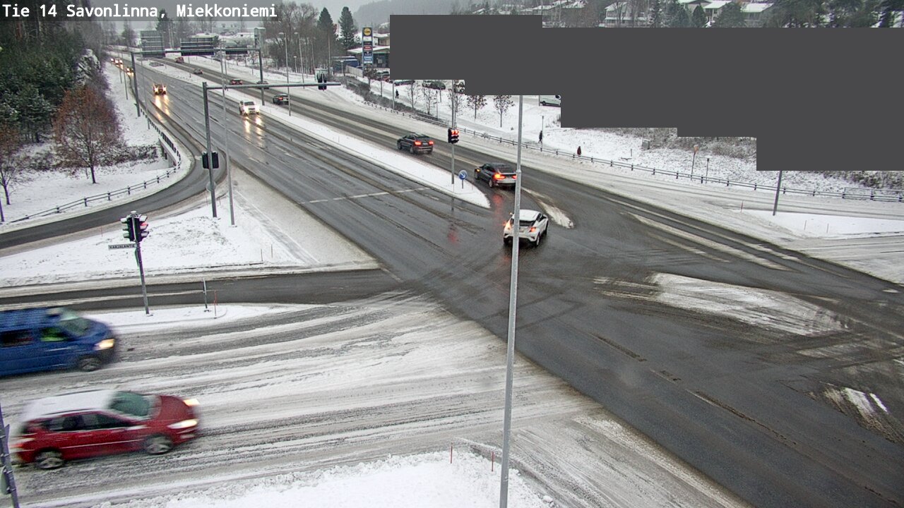 Weather Camera Image Väg 14 Nyslott, Miekkoniemi, Savonlinna, Etelä-Savo