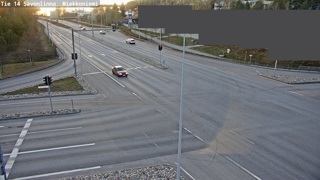 Weather Camera Image Road 14 Savonlinna, Miekkoniemi, Savonlinna, Etelä-Savo