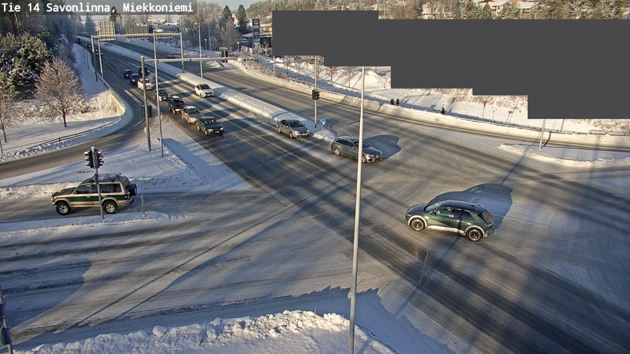 Weather Camera Image Road 14 Savonlinna, Miekkoniemi, Savonlinna, Etelä-Savo