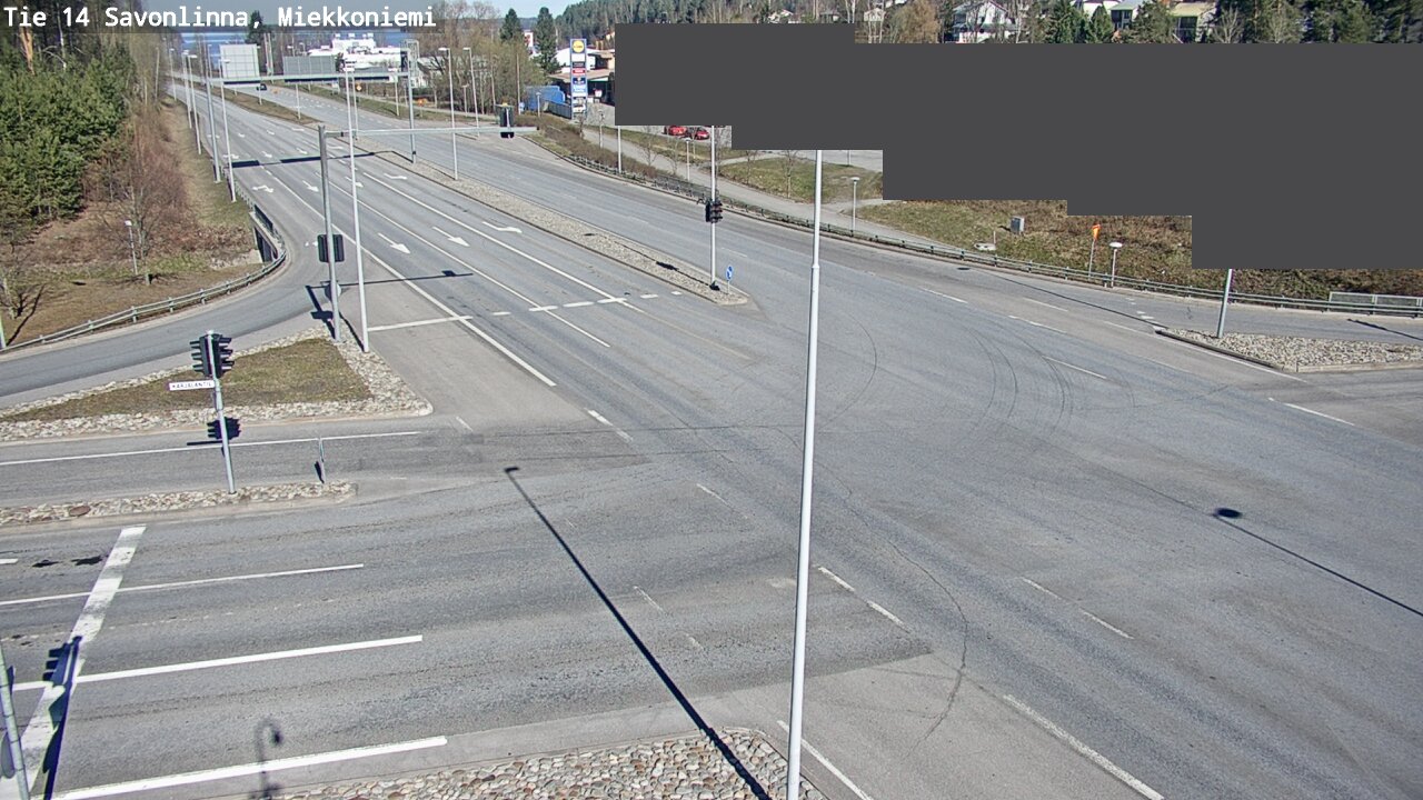 Weather Camera Image Road 14 Savonlinna, Miekkoniemi, Savonlinna, Etelä-Savo