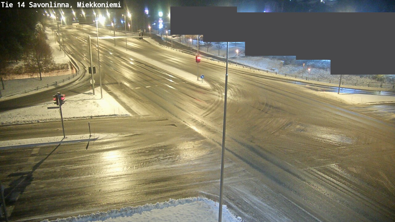 Weather Camera Image Väg 14 Nyslott, Miekkoniemi, Savonlinna, Etelä-Savo