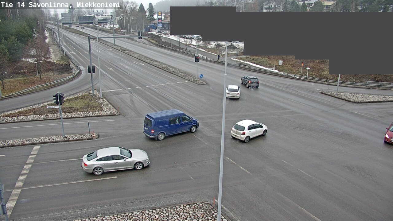 Weather Camera Image Väg 14 Nyslott, Miekkoniemi, Savonlinna, Etelä-Savo