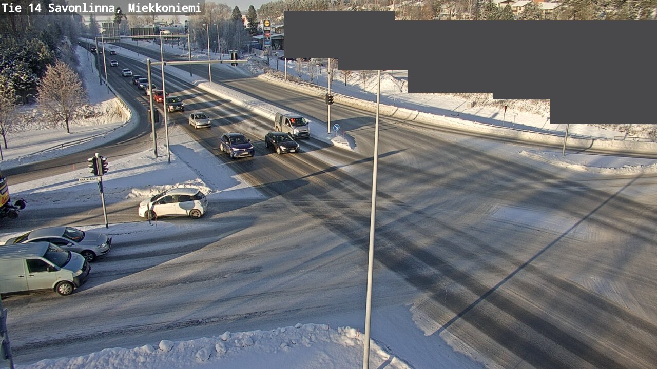 Weather Camera Image Road 14 Savonlinna, Miekkoniemi, Savonlinna, Etelä-Savo