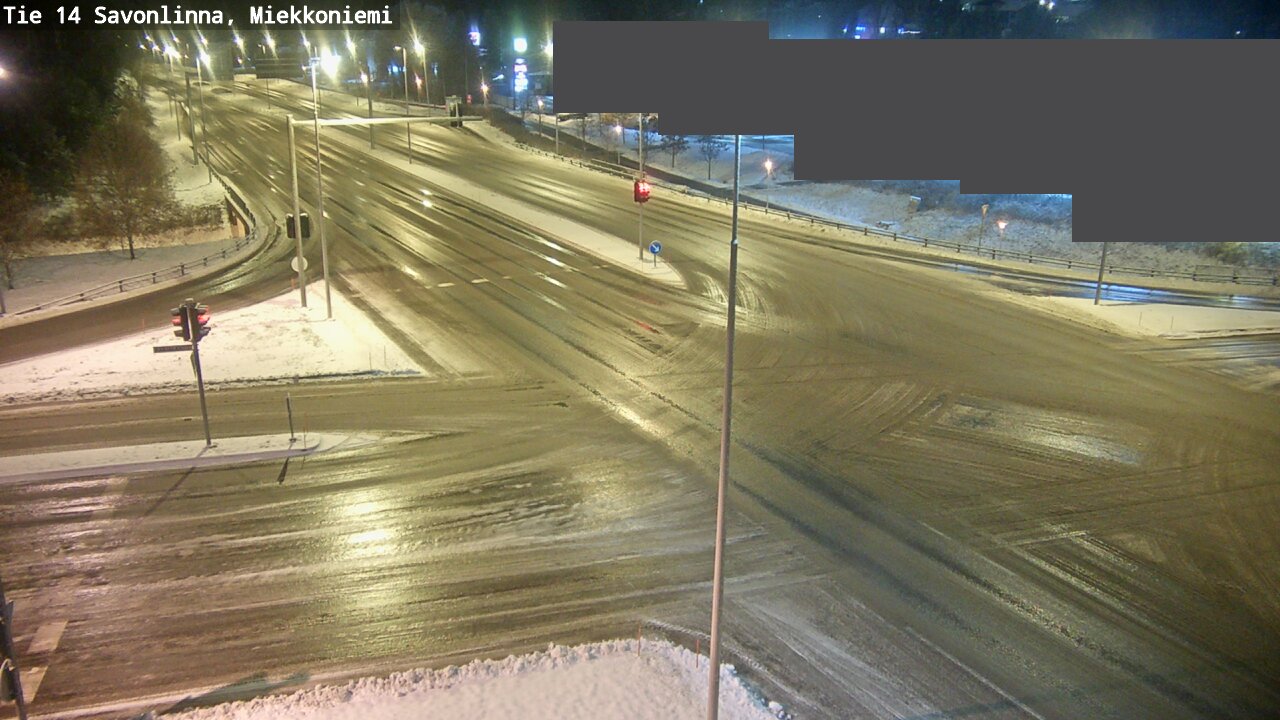 Weather Camera Image Väg 14 Nyslott, Miekkoniemi, Savonlinna, Etelä-Savo