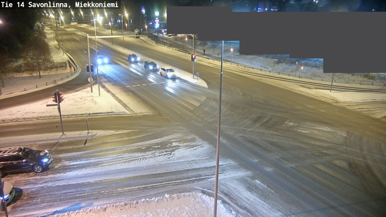 Weather Camera Image Väg 14 Nyslott, Miekkoniemi, Savonlinna, Etelä-Savo