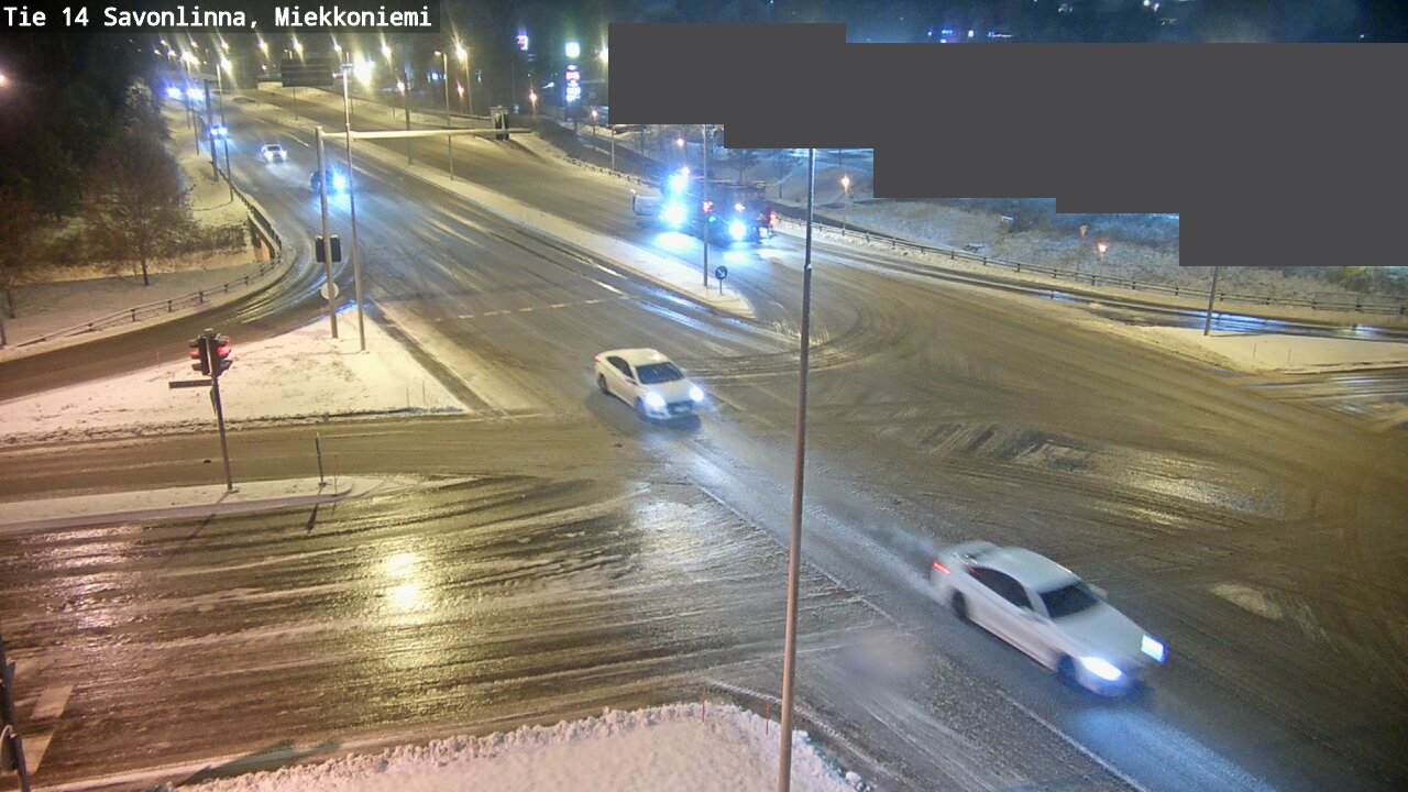 Weather Camera Image Väg 14 Nyslott, Miekkoniemi, Savonlinna, Etelä-Savo