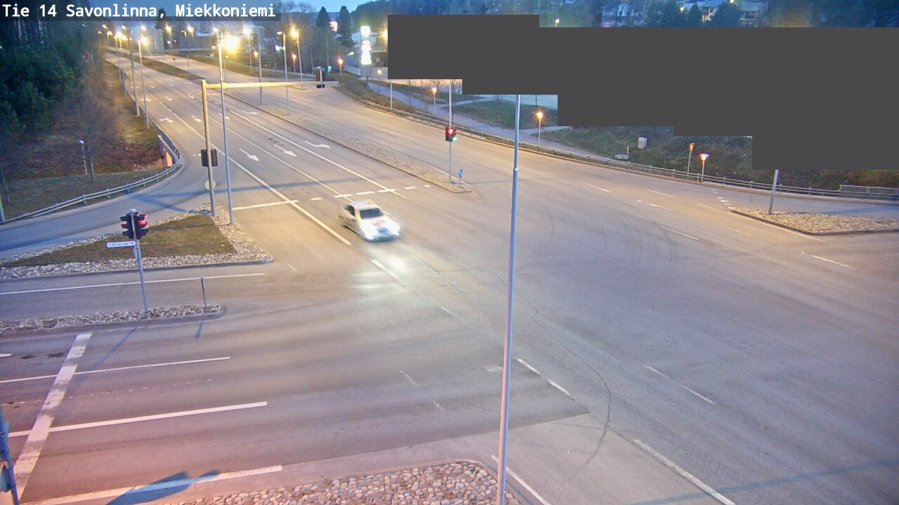 Weather Camera Image Väg 14 Nyslott, Miekkoniemi, Savonlinna, Etelä-Savo