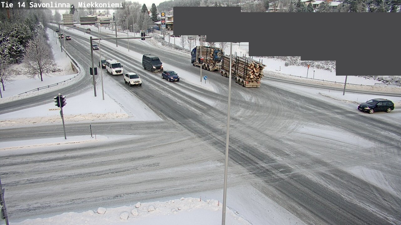 Weather Camera Image Väg 14 Nyslott, Miekkoniemi, Savonlinna, Etelä-Savo